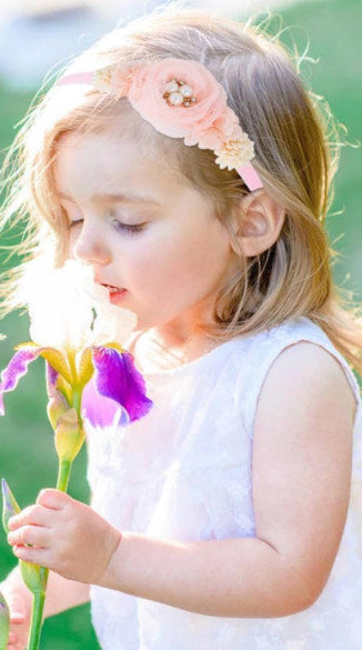 Floral Charm Headbands Set