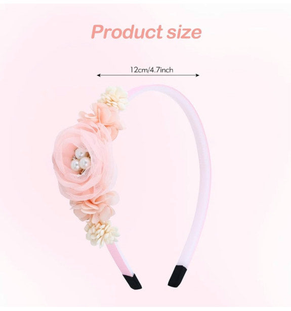 Floral Charm Headbands Set