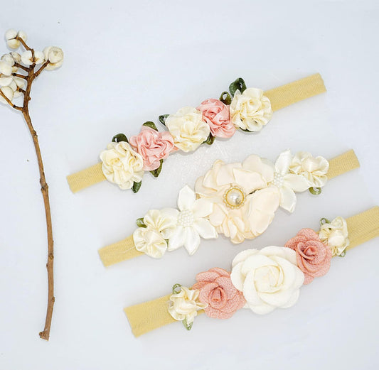 Blooming Delights bows- (headbands)