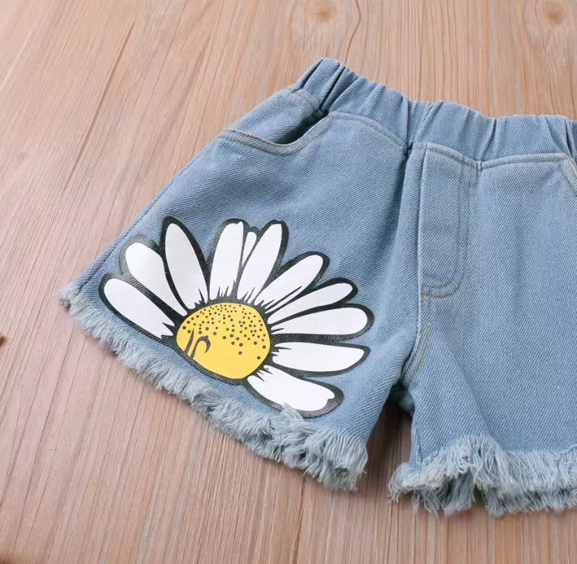 Floral Denim Breeze