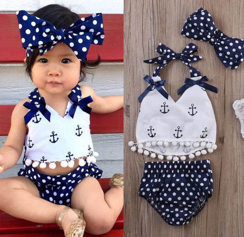 Nautical baby set